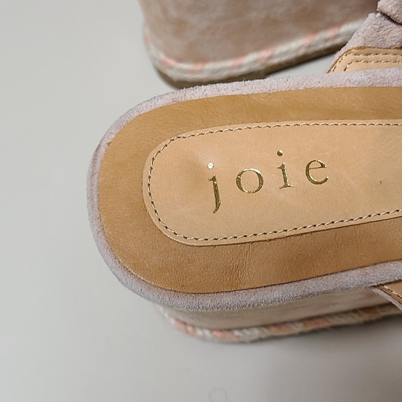 Joie Suede Garden slingback platform sandals size 38 - Picture 8 of 13